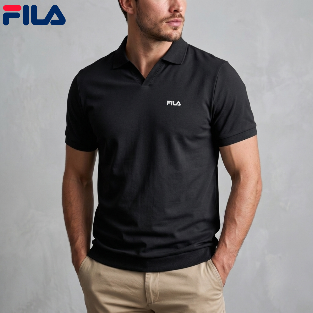 V-Placket Polo || Utförsäljning