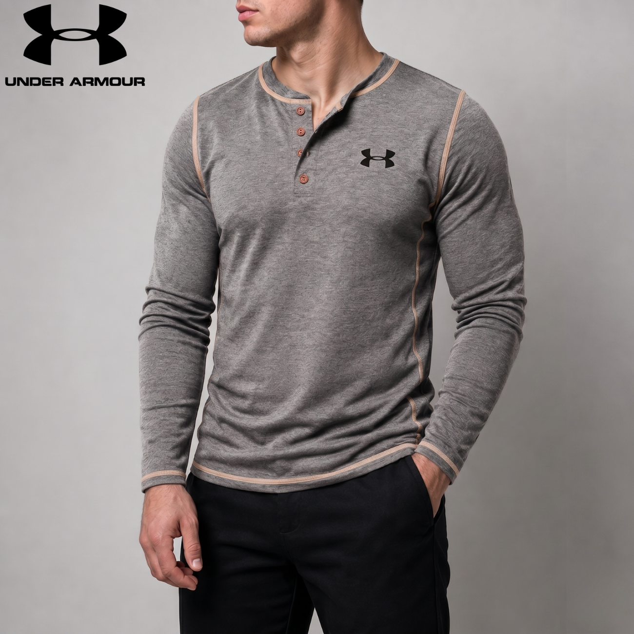 Långärmad Henley || Utförsäljning