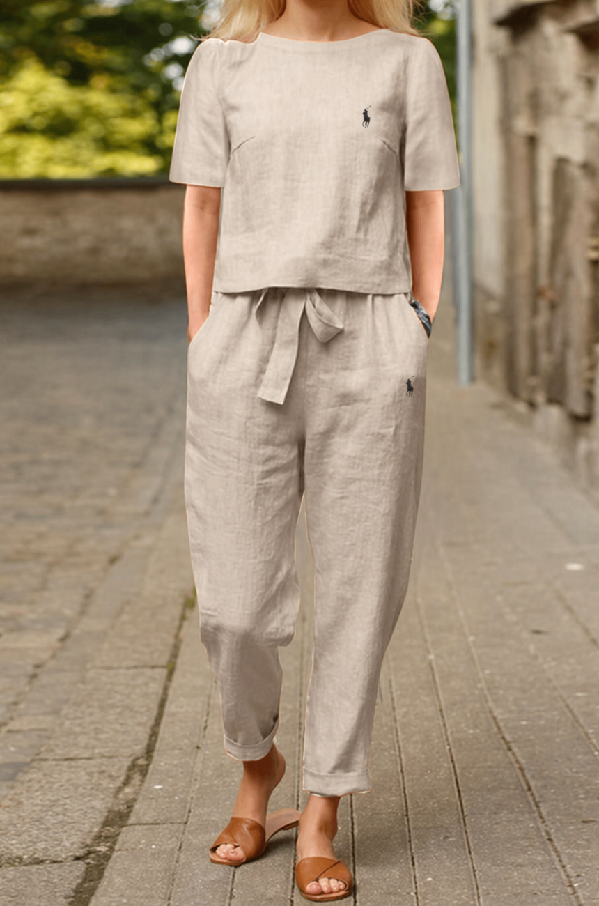 Kortärmad Sommarjumpsuit - Utförsäljning