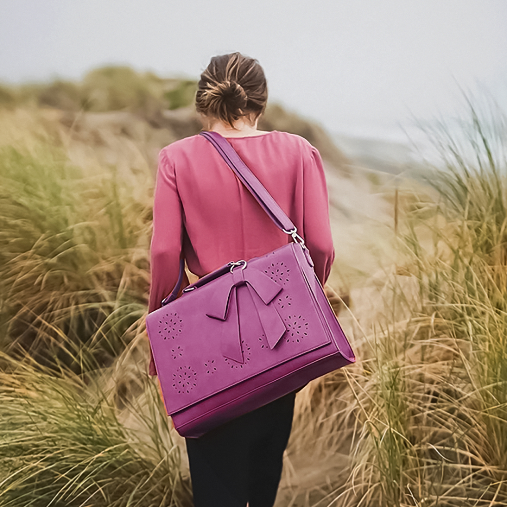 Bernadette – rosettväska i satchel-stil