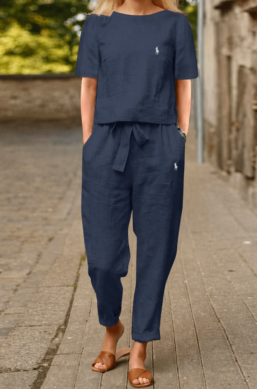 Kortärmad Sommarjumpsuit - Utförsäljning