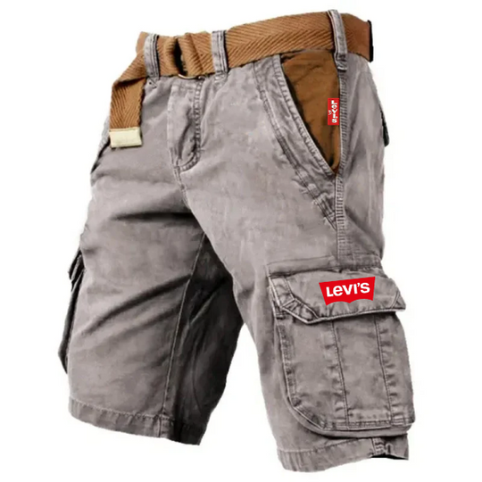 Slitstarka cargoshorts för män