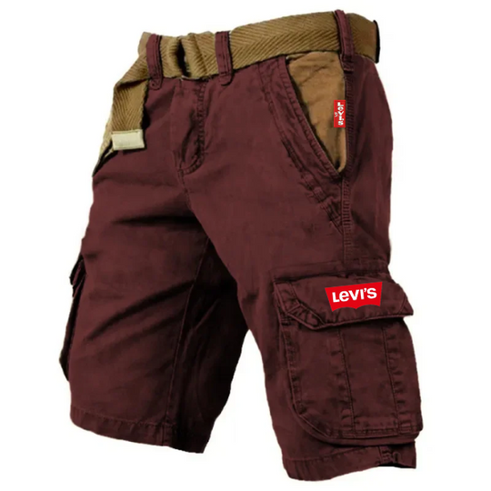 Slitstarka cargoshorts för män