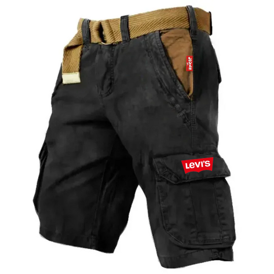Slitstarka cargoshorts för män