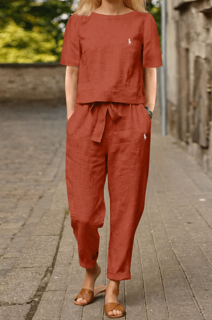 Kortärmad Sommarjumpsuit - Utförsäljning