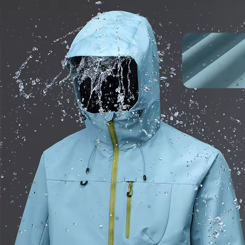 Rivor™ - Lättviktig Vattentät Outdoorjacka med Huva