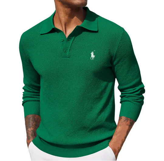 Herr Longsleeve Polo | R&L