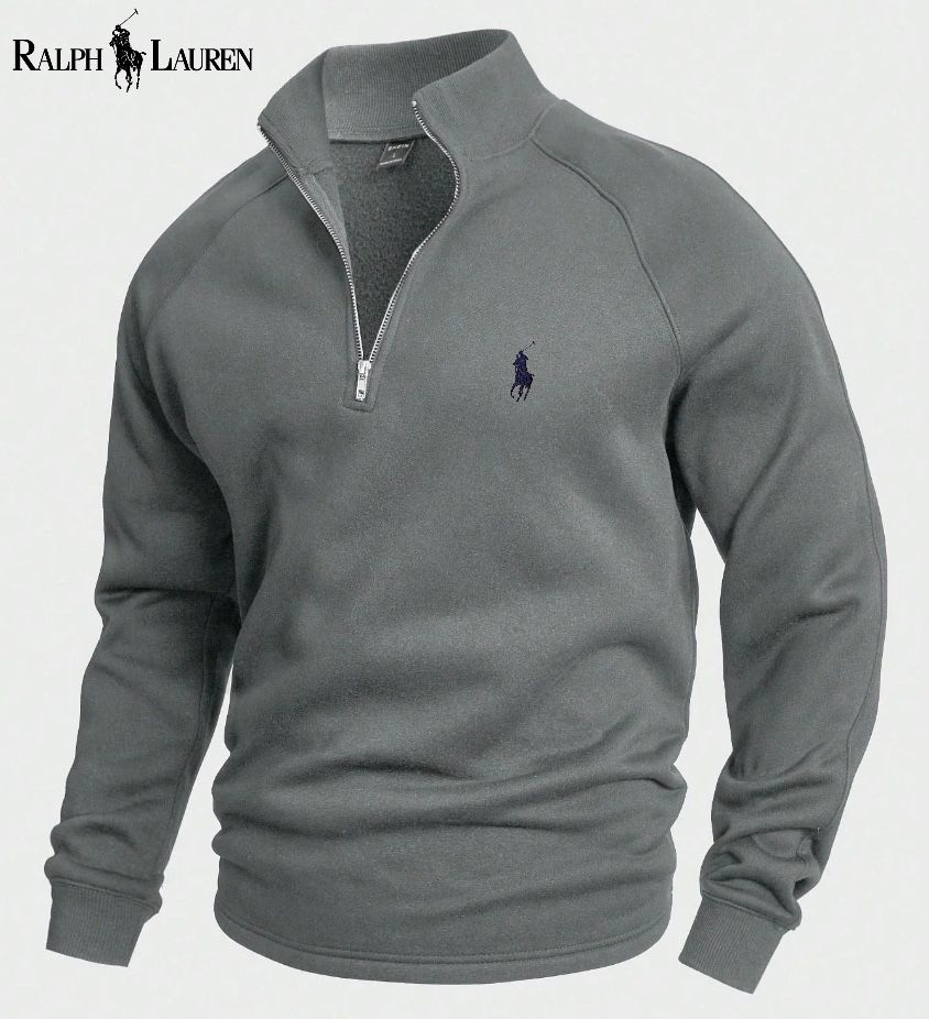 R&L™ | Halvzip sweatshirt i bomull