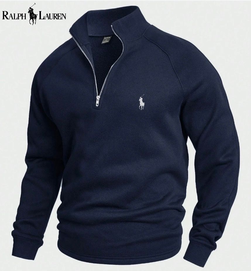 R&L™ | Halvzip sweatshirt i bomull