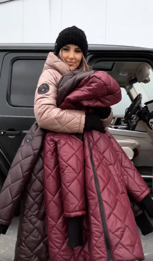 Bogna | Elegant quiltad dunjacka med huva
