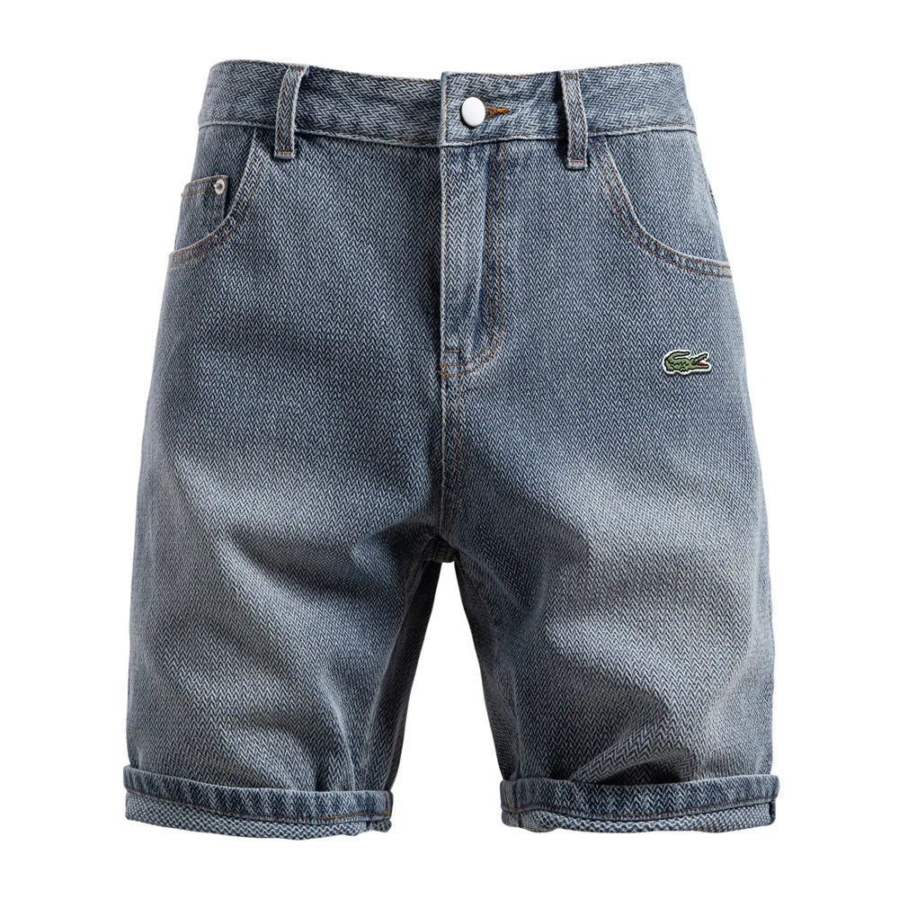 Casual All-Match Denim Shorts för män