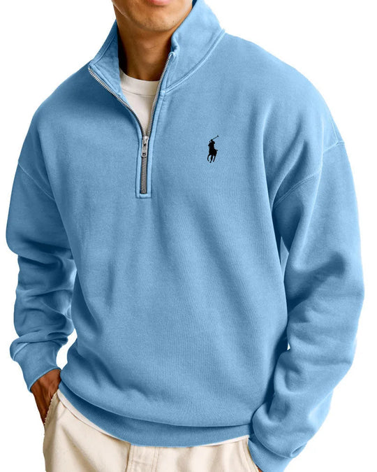 R&L™ Herr Casual Ståkrage Halvdragkedja Sweatshirt