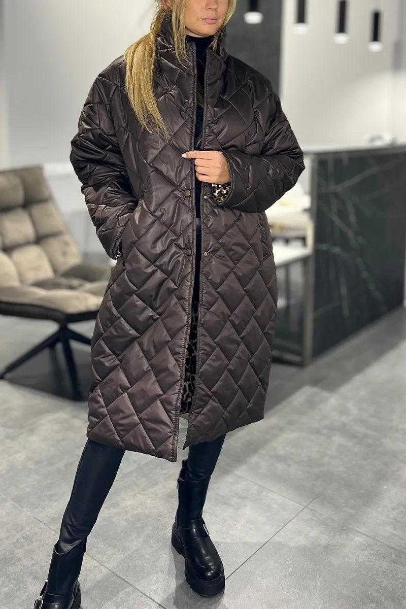 Svea | Elegant lång vinterjacka