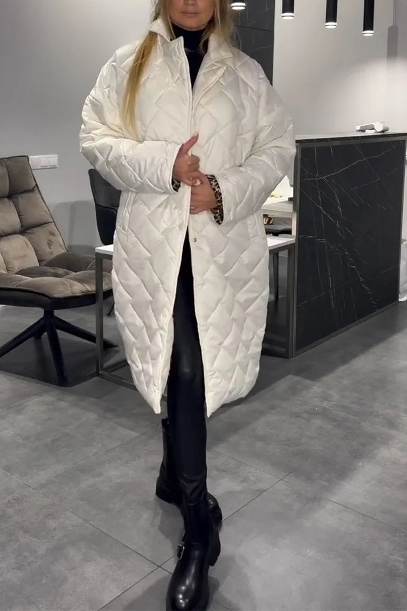 Svea | Elegant lång vinterjacka
